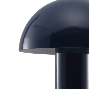 Boletus 10.75" Contemporary Bohemian Rechargeable/Cordless Iron Integrated LED Mushroom Table Lamp